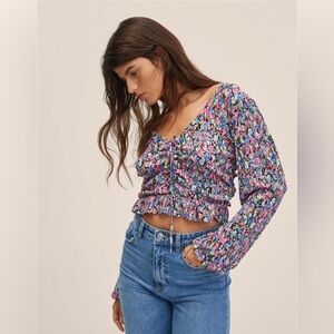 Mango floral top